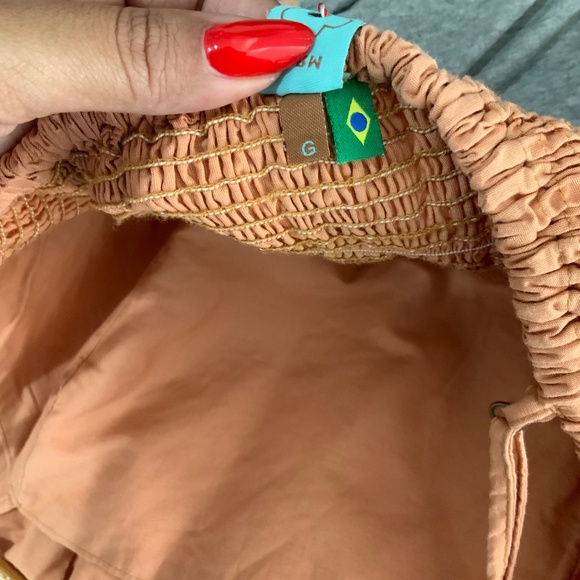 Farm Rio Maxi Dress – Size L (G) – Nude/Peach Tone - Picture 7 of 7